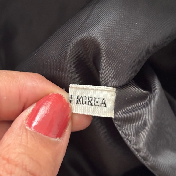 Vintage Black Leather High-Waisted Mini Skirt w/ Belt – Size 7/8 - Picture 8 of 11